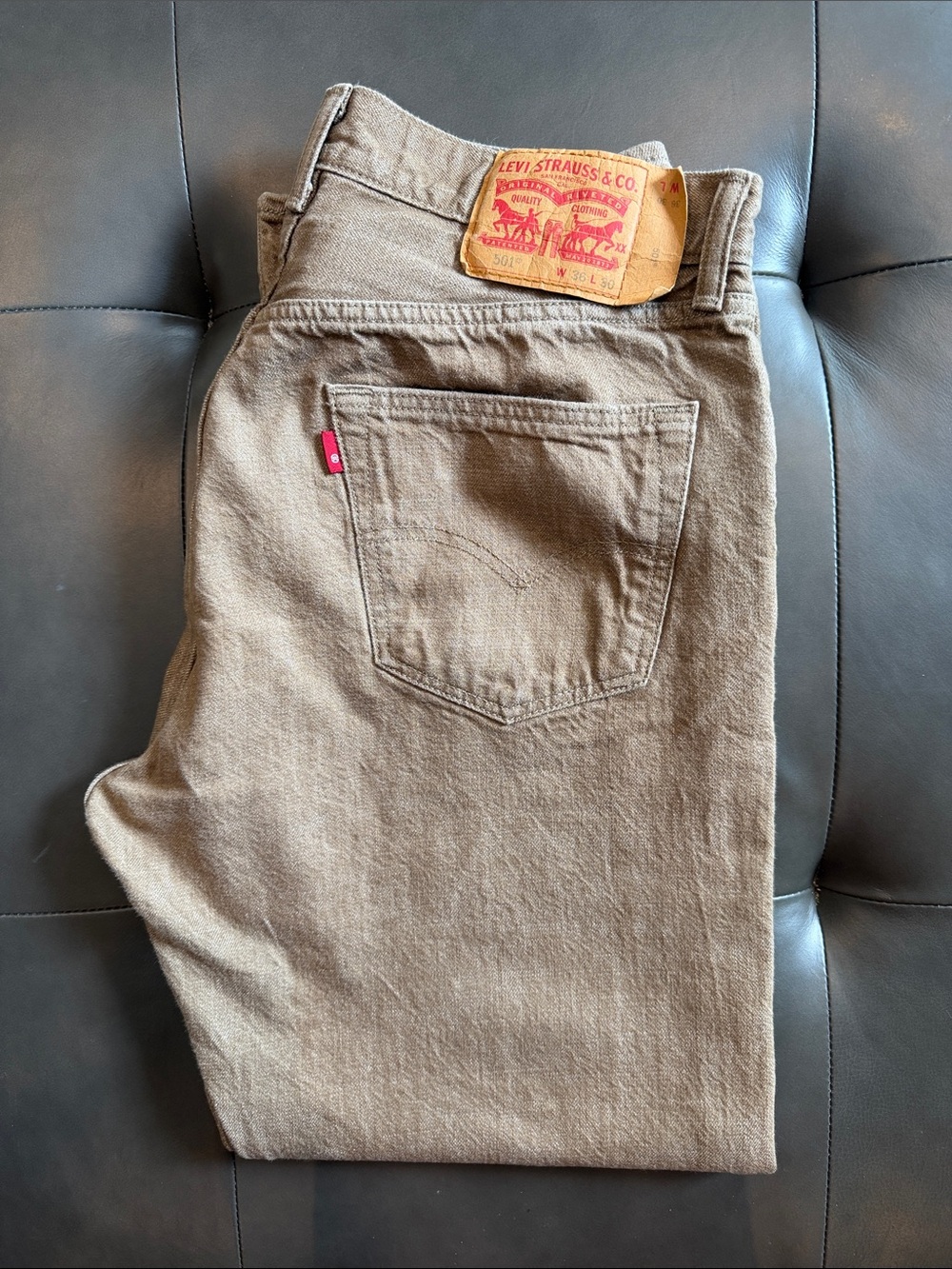 Levi's 501 Made from White Oak Cone Denim